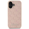 Karl Lagerfeld KLHMP16SPKHPORPP Apple iPhone 16 6.1″ rožinės spalvos kietas dėklas Hot Stamp Magsafe