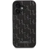 Karl Lagerfeld KLHMP16MPKHPORPK Apple iPhone16 Plus 6.7″ juodos spalvos kietas dėklas Hot Stamp Magsafe