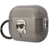 Karl Lagerfeld KKLAP2HNIKTCK Airpods Pro 2 (2022/2023) dėklas juodos spalvos Ikonik Karl Lagerfeld