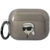 Karl Lagerfeld KKLAP2HNIKTCK Airpods Pro 2 (2022/2023) dėklas juodos spalvos Ikonik Karl Lagerfeld