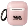Karl Lagerfeld KLA2HNCHTCP dėklas Airpods 1/2 rožinis/rožinis Ikonik Choupette
