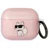 Karl Lagerfeld KLA3HNCHTCP Airpods 3 dėklas rožinės spalvos Ikonik Choupette