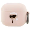 Karl Lagerfeld KLA3RUNIKP AirPods 3 dėklas rožinis/rožinis Silikonas Karl Head 3D
