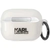 Karl Lagerfeld KLAP2HNIKTCT Airpods Pro 2 (2022/2023) dėklas skaidrus Ikonik Karl Lagerfeld