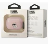 Karl Lagerfeld KLAPHNCHTCP Airpods Pro dėklas rožinės spalvos Ikonik Choupette