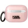 Karl Lagerfeld KLAPHNCHTCP Airpods Pro dėklas rožinės spalvos Ikonik Choupette