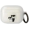 Karl Lagerfeld dėklas, skirtas Airpods Pro KLAPHNKCTGT permatomas ne Gliter Karl-Choupette