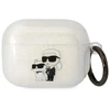 Karl Lagerfeld dėklas, skirtas Airpods Pro KLAPHNKCTGT permatomas ne Gliter Karl-Choupette