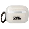 Karl Lagerfeld dėklas, skirtas Airpods Pro KLAPHNKCTGT permatomas ne Gliter Karl-Choupette