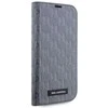 Karl Lagerfeld KLBKP14LSAKLHPG Apple iPhone 14Pro 6.1″ bookdėklas sidabrinis Saffiano Monogram