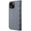 Karl Lagerfeld KLBKP14SSAKLHPG Apple iPhone 14 15 13 6.1″ bookdėklas sidabrinis Saffiano Monogram