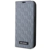 Karl Lagerfeld KLBKP14SSAKLHPG Apple iPhone 14 15 13 6.1″ bookdėklas sidabrinis Saffiano Monogram