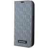 Karl Lagerfeld KLBKP14XSAKLHPG Apple iPhone 14 Pro Max 6.7″ bookdėklas sidabrinis Saffiano Monogram