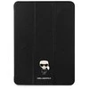 Karl Lagerfeld KLFC11OKMK iPad 11 Pro 2021 Book Cover Juodos spalvos/juodas Saffiano Karl Iconic