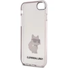 Karl Lagerfeld KLHCI8HNCHTCP Apple iPhone 7/8/SE 2020 / SE 2022 rožinės spalvos kietas dėklas Ikonik Choupette