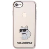 Karl Lagerfeld KLHCI8HNCHTCP Apple iPhone 7/8/SE 2020 / SE 2022 rožinės spalvos kietas dėklas Ikonik Choupette