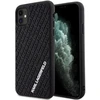 Karl Lagerfeld KLHCN613DMKRLK Apple iPhone 11/ Xr 6.1″ juodos spalvos kietas dėklas 3D Rubber Multi Logo