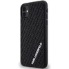 Karl Lagerfeld KLHCN613DMKRLK Apple iPhone 11/ Xr 6.1″ juodos spalvos kietas dėklas 3D Rubber Multi Logo