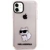 Karl Lagerfeld KLHCN61HNCHTCP Apple iPhone 11/ Xr 6,1″ rožinės spalvos kietas dėklas Ikonik Choupette