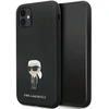 Dėklas Karl Lagerfeld KLHCN61SMHKNPK Apple iPhone 11/ Xr 6.1″ juodos spalvos Silicone Ikonik Metal Pin