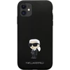 Dėklas Karl Lagerfeld KLHCN61SMHKNPK Apple iPhone 11/ Xr 6.1″ juodos spalvos Silicone Ikonik Metal Pin