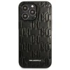 Karl Lagerfeld KLHCP13LMNMP1K Apple iPhone 13 Pro / 13 6,1″ kietas dėklas juodos spalvos Monogram Plaque