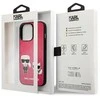 Karl Lagerfeld KLHCP13LPCUSKCP iPhone 13 Pro / 13 6,1 fuksija/juostelė deklas Ikonik Karl &amp; Choupette