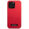 Karl Lagerfeld KLHCP13LSLMP1R Apple iPhone 13 Pro / 13 6,1″ kietas dėklas red Silicone Plaque