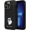 Karl Lagerfeld KLHCP13LSMHCNPK Apple iPhone 13 Pro / 13 6.1″ juodos spalvos kietas dėklas Silicone C Metal Pin