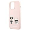 Karl Lagerfeld KLHCP13LSSKCI iPhone 13 Pro / 13 6.1 deklas Silikonas Karl &amp; Choupette