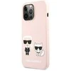 Karl Lagerfeld KLHCP13LSSKCI iPhone 13 Pro / 13 6.1 deklas Silikonas Karl &amp; Choupette