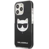 Karl Lagerfeld KLHCP13LTPECK Apple iPhone 13 Pro / 13 6,1″ kietas dėklas juodos spalvos Choupette Head