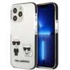 Karl Lagerfeld KLHCP13LTPEKCW Apple iPhone 13 Pro / 13 6,1″ kietas dėklas baltos spalvos Karl&Choupette