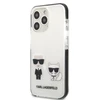 Karl Lagerfeld KLHCP13LTPEKCW Apple iPhone 13 Pro / 13 6,1″ kietas dėklas baltos spalvos Karl&Choupette