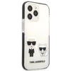 Karl Lagerfeld KLHCP13LTPEKCW Apple iPhone 13 Pro / 13 6,1″ kietas dėklas baltos spalvos Karl&Choupette