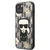 Dėklas Karl Lagerfeld KLHCP13MPMNFIK1 Apple iPhone 13/ 14 / 15 6,1″ pilkos spalvos Flower Ikonik Karl