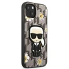 Dėklas Karl Lagerfeld KLHCP13MPMNFIK1 Apple iPhone 13/ 14 / 15 6,1″ pilkos spalvos Flower Ikonik Karl