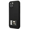 Karl Lagerfeld KLHCP13S3DKPK Apple iPhone 13 mini 5,4″ juodos spalvos kietas dėklas Ikonik Patch