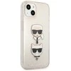 Karl Lagerfeld KLHCP13SKCTUGLGO iPhone 13 mini 5.4 zloto aukso spalvos deklas Glitter Karl`s & Choupette