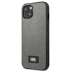 Karl Lagerfeld KLHCP13SSFMP2DG Apple iPhone 13mini 5,4″ kietas dėklas sidabrinis Saffiano Plaque