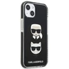 Karl Lagerfeld KLHCP13STPE2TK Apple iPhone 13 mini 5,4″ kietas dėklas juodos spalvos Karl&Choupette Head