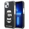 Karl Lagerfeld KLHCP13STPE2TK Apple iPhone 13 mini 5,4″ kietas dėklas juodos spalvos Karl&Choupette Head