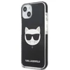 Karl Lagerfeld KLHCP13STPECK Apple iPhone 13 mini 5,4″ kietas dėklas juodos spalvos Choupette Head
