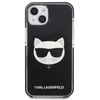 Karl Lagerfeld KLHCP13STPECK Apple iPhone 13 mini 5,4″ kietas dėklas juodos spalvos Choupette Head