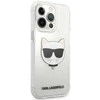 Dėklas Karl Lagerfeld KLHCP13XCTR iPhone 13 Pro Max 6.7, skaidrus, Choupette Head