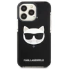 Karl Lagerfeld KLHCP13XTPECK Apple iPhone 13 Pro Max 6,7″ kietas dėklas juodos spalvos Choupette Head