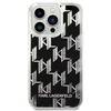 Karl Lagerfeld KLHCP14LLMNMK iPhone 14 Pro 6,1″ kietas dėklas juodos spalvos Liquid Glitter Monogram
