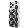 Karl Lagerfeld KLHCP14LLMNMK iPhone 14 Pro 6,1″ kietas dėklas juodos spalvos Liquid Glitter Monogram
