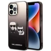 Dėklas Karl Lagerfeld KLHCP14LTGKCK iPhone 14 Pro 6.1 "hardcase juodas / juodas Gradient Ikonik Karl & Choupette