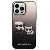 Dėklas Karl Lagerfeld KLHCP14LTGKCK iPhone 14 Pro 6.1 "hardcase juodas / juodas Gradient Ikonik Karl & Choupette